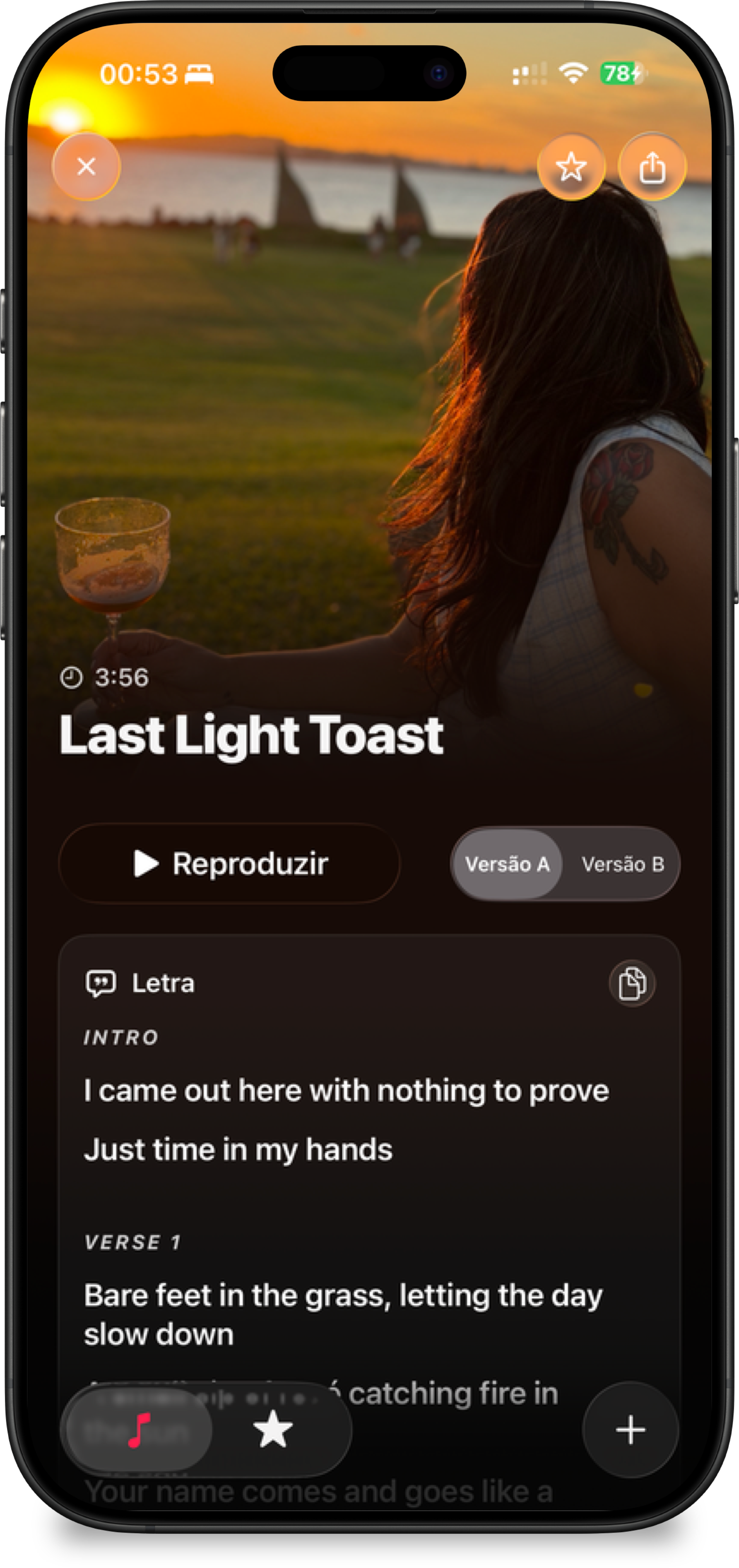 Sunset photo generated 'Last Light Toast'